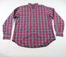 Polo Ralph Lauren Shirt Mens XL Button Down Long Sleeve Classic Fit Red Plaid