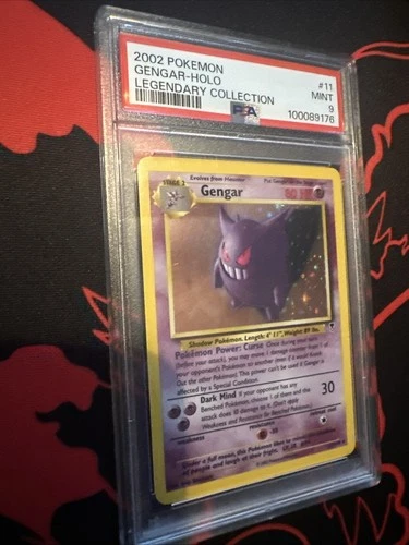 2002 POKEMON LEGENDARY COLLECTION #11 GENGAR-HOLO LEGENDARY COLLECTION PSA 9