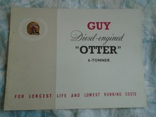 Guy Otter 6 Tonner Truck brochure Sep 1954 UK market
