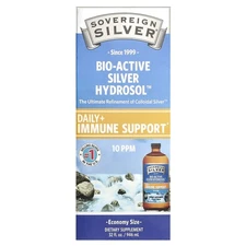 Sovereign Silver Bio-Active Silver Hydrosol 32 fl oz 946 ml Allergen-Free,
