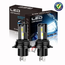 For Hino 145 165 185 258 268 338 LED Headlight H4 9003 6000K High/Low Beam Bulbs