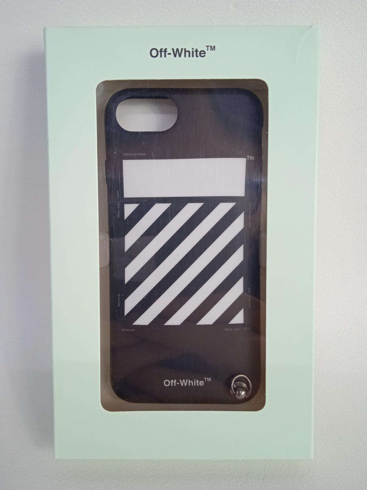 Off White Black Diagonal Stripe Mobile Phone Case For Apple Iphone 8 Rrp75 Ebay