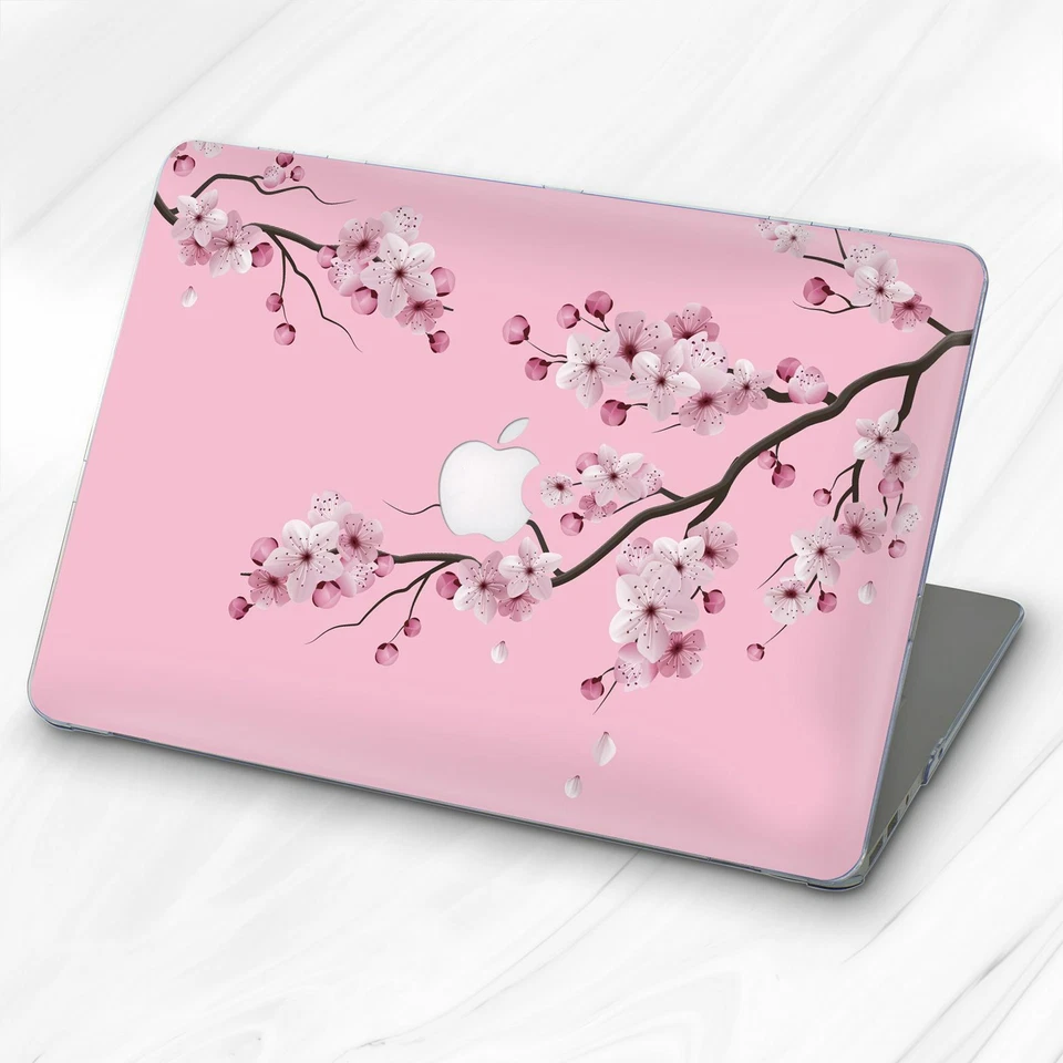 Cherry Blossom Japanese Floral Pink Hard Case For Macbook Air 13 Pro 16 13 14 15 - Image 2 of 4