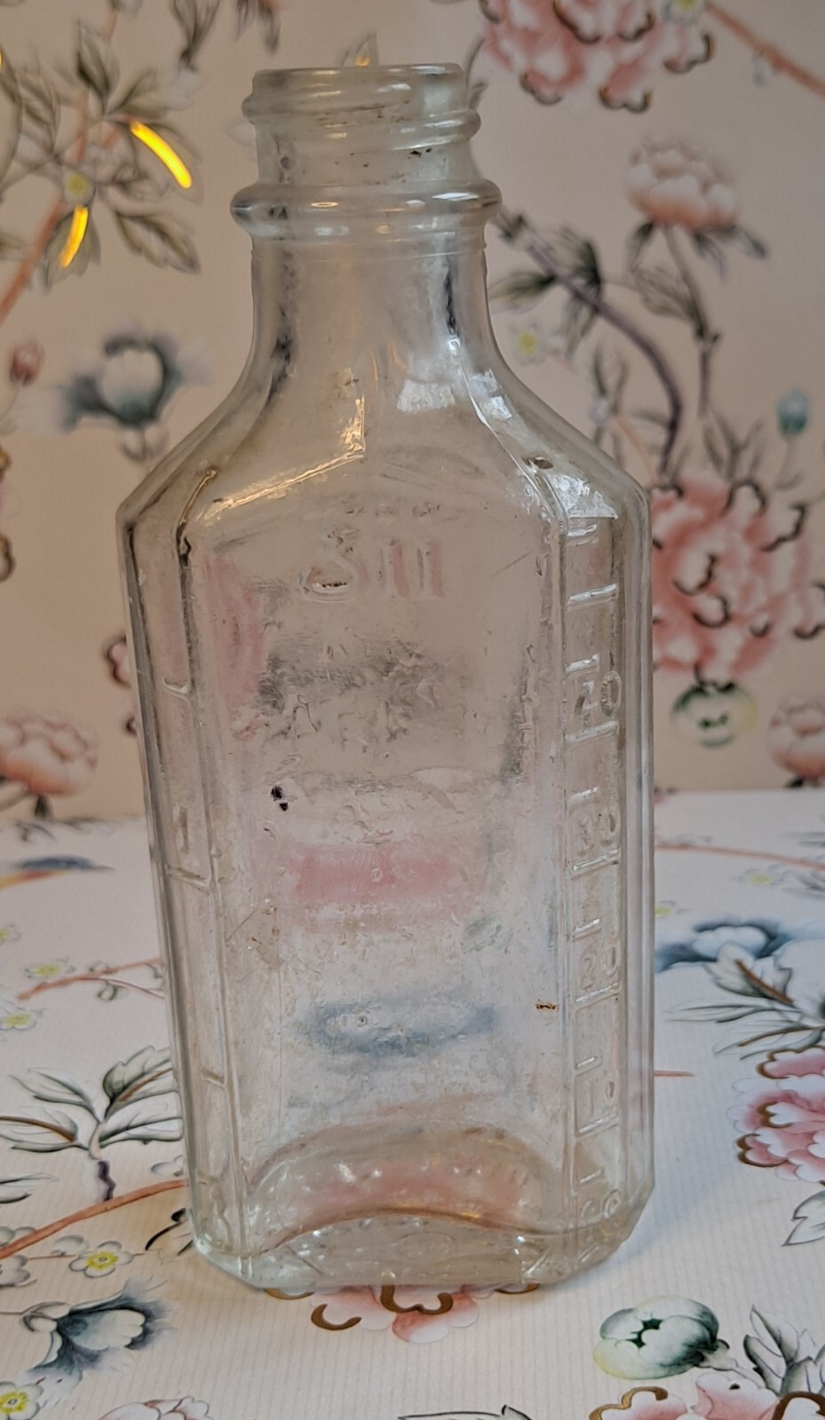 Vintage Duraglas Owens 3ii Glass Medicine Fragrance 4" Bottle Excellent