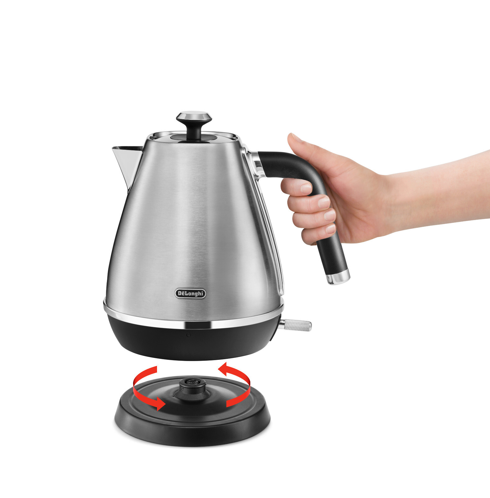 De'Longhi Distinta X Silver Stainless Steel Kettle KBI3001.M Brand New eBay