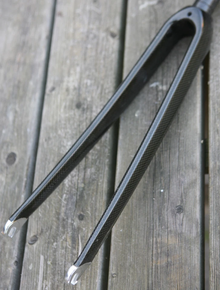 NOS NEW full Carbon fiber 1.1/8" inch threadless bicycle front fork forks - Image 2 of 4