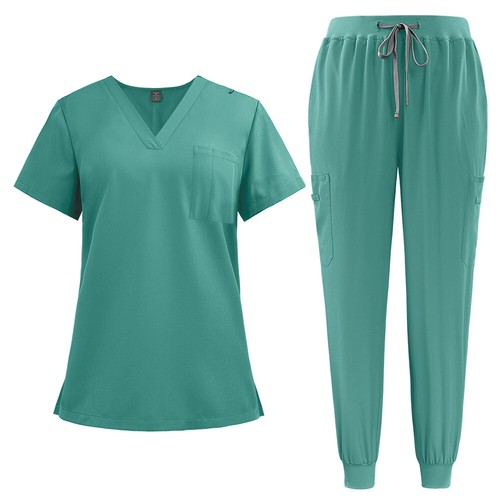 Unisex NiaaHinn Medical Scrub Dentist Hospital Uniform Scrub Set -V-Neck Jogger - Picture 84 of 110
