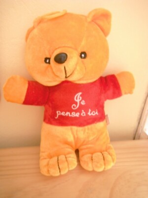 Peluche LE PIAF "J'pense A Toi" - Occasion - Jouet Doux Et Mignon