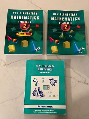 New Elementary Mathematics  Syllabus 2D Workbook, Solutions Manual, Teacher Guid