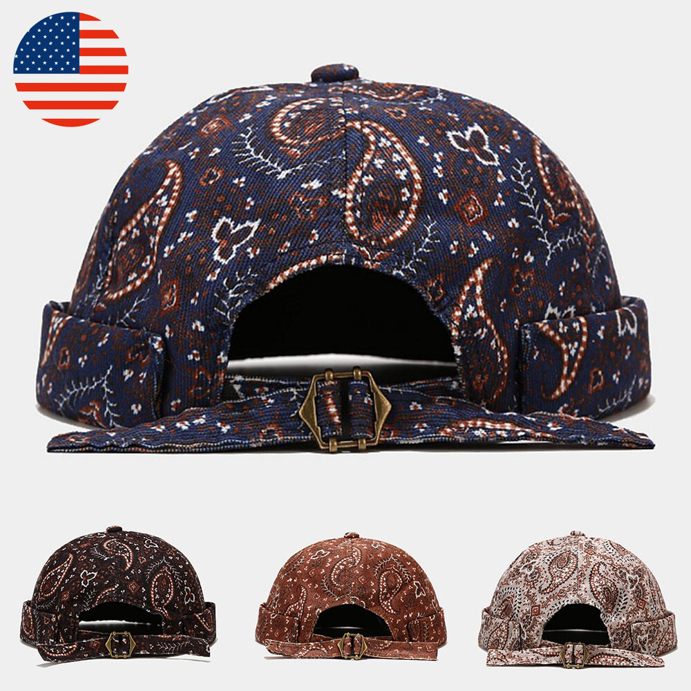 APL Cappello unisex regolabile con teschio berretto casual docker marinaio senza bordi hip 