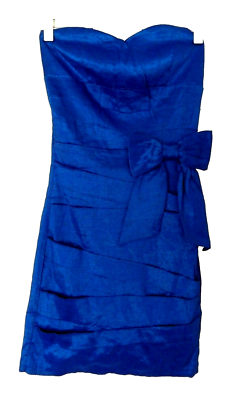 Faisca Satiny Sleeveless Stretch Party/Club Mini Dress-S, royal blue | eBay