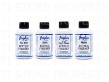 ANGELUS LEATHER ARTICLES SHINY GLOSSY ACRYLIC FINISHER 4 TYPES 4OZ