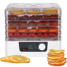 5 Ebenen Dörrautomat Dörrgerät für Fleisch Obst Dörrapparat Gemüse Dehydrator