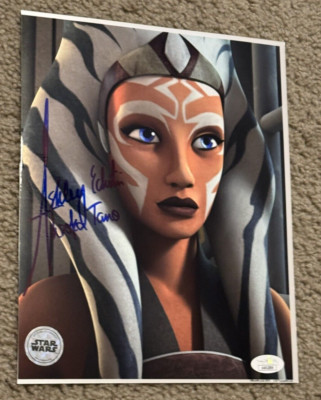 STAR WARS ASHOKA TANO 8X10 Foto AUTOGRAMM VON ASHLEY ECKSTIEN JSA COA