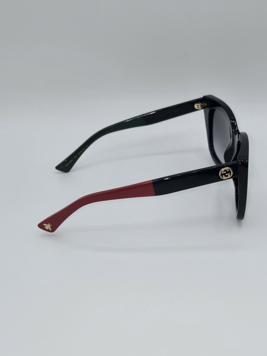 BRAND NEW GUCCI GG0163SN 003 Black Grey Women Sunglasses Gucci GG0163SN-003 52 Woman Sunglasses Acetate – Lexor Miami main image 3