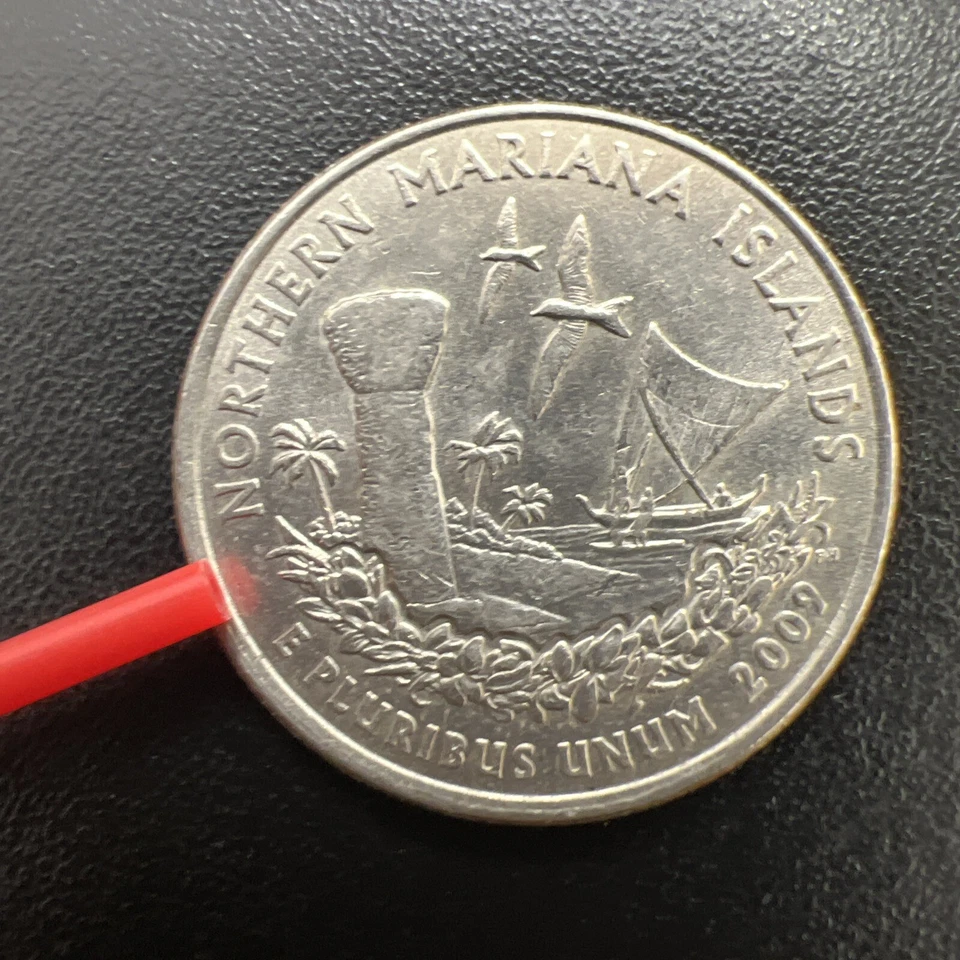 2009 P NORTHERN MARIANA ISLANDS U.S. CIRCULATED Thin Rim - Image 4 of 4