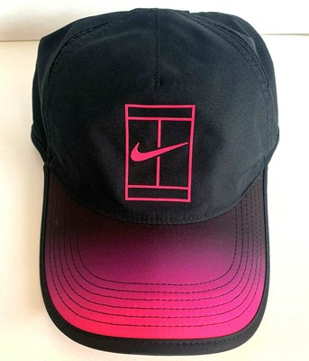 black and pink nike hat
