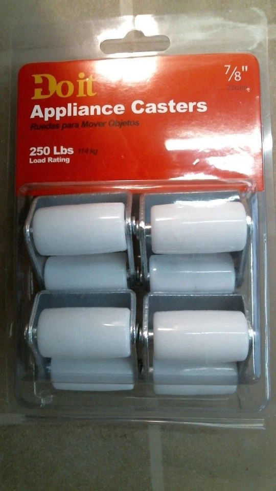 DoitBest 206059 7/8" Appliance Casters, FREE SHIPPING