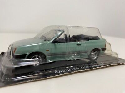 VAZ-2108 Natasha Russian LADA Cabriolet 1990 Year 1/43 Scale Diecast Model Car
