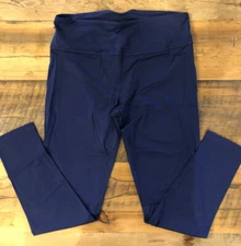 STELLE Women Leggings High Waisted Yoga Pants Royal Blue Medium