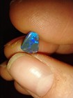 Less Than A Carat Semi Black Polished Top Australian Lightning Ridge Multi Color — photo 4