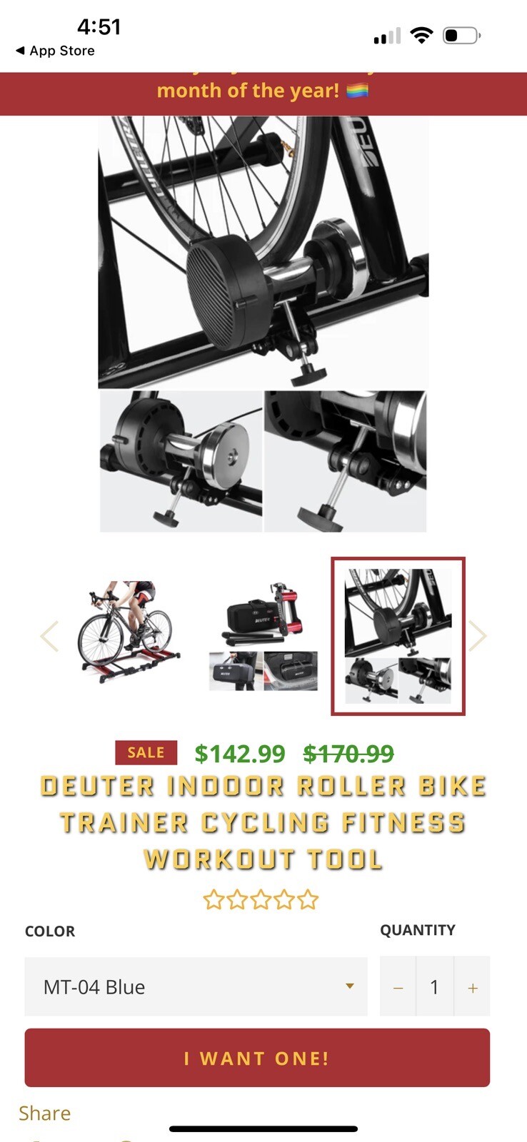 Bike Trainer Indoor Resistance Exercise Stationary Bicycle Stand