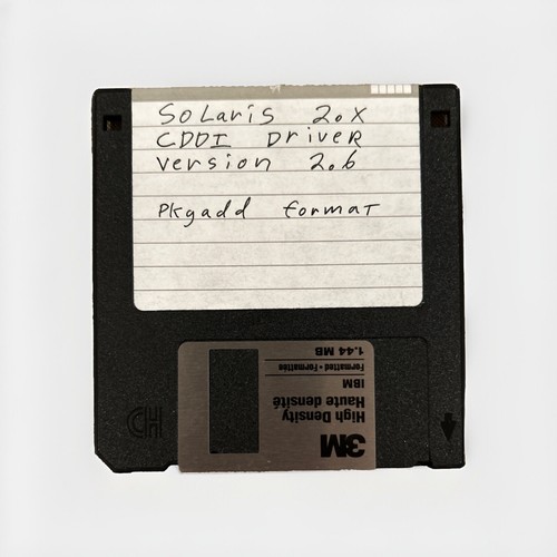 Bundle: CDDI Drivers For Solaris/SUN OS Diff Versions, See Pics 3.5” Floppy - 第 3/4 張圖片