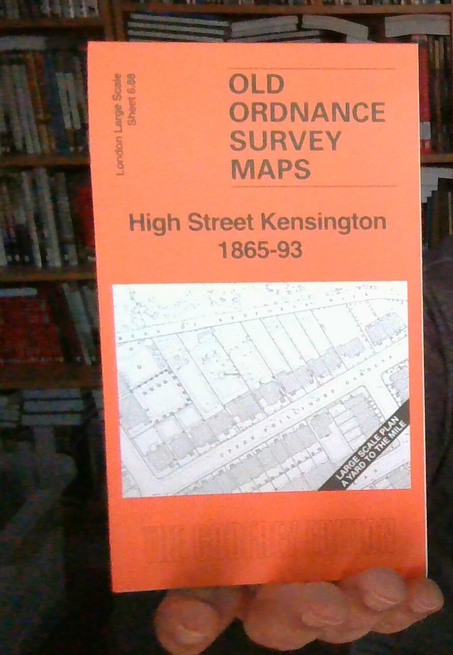 MAP OF High Street Kensington 1865-93  London Large Scale Sheet 6.88 NEW