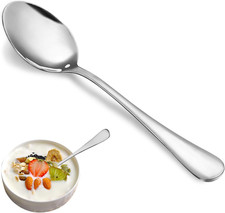 8 Piece Teaspoons Set Food Grade 18/10 Stainless Steel Tea Spoons Small 6.7in
