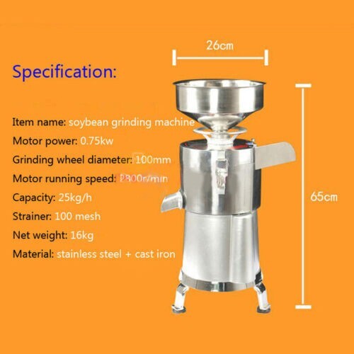 100 Type Commercial Stainlee Steel Slag Separated Soybean Milk Maker - Picture 5 of 6
