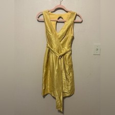 Anthropologie BHDLN There Is Only You and Me Gold bridesmaids dress Size 0