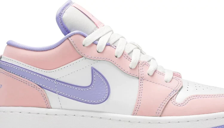 Nike Air Jordan 1 Low SE Shoes Size 5.5Y Arctic Punch Purple Pulse