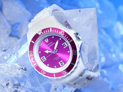 Damenuhr Detomaso Colorato Lady Bicolor. Quarzwerk. Neu