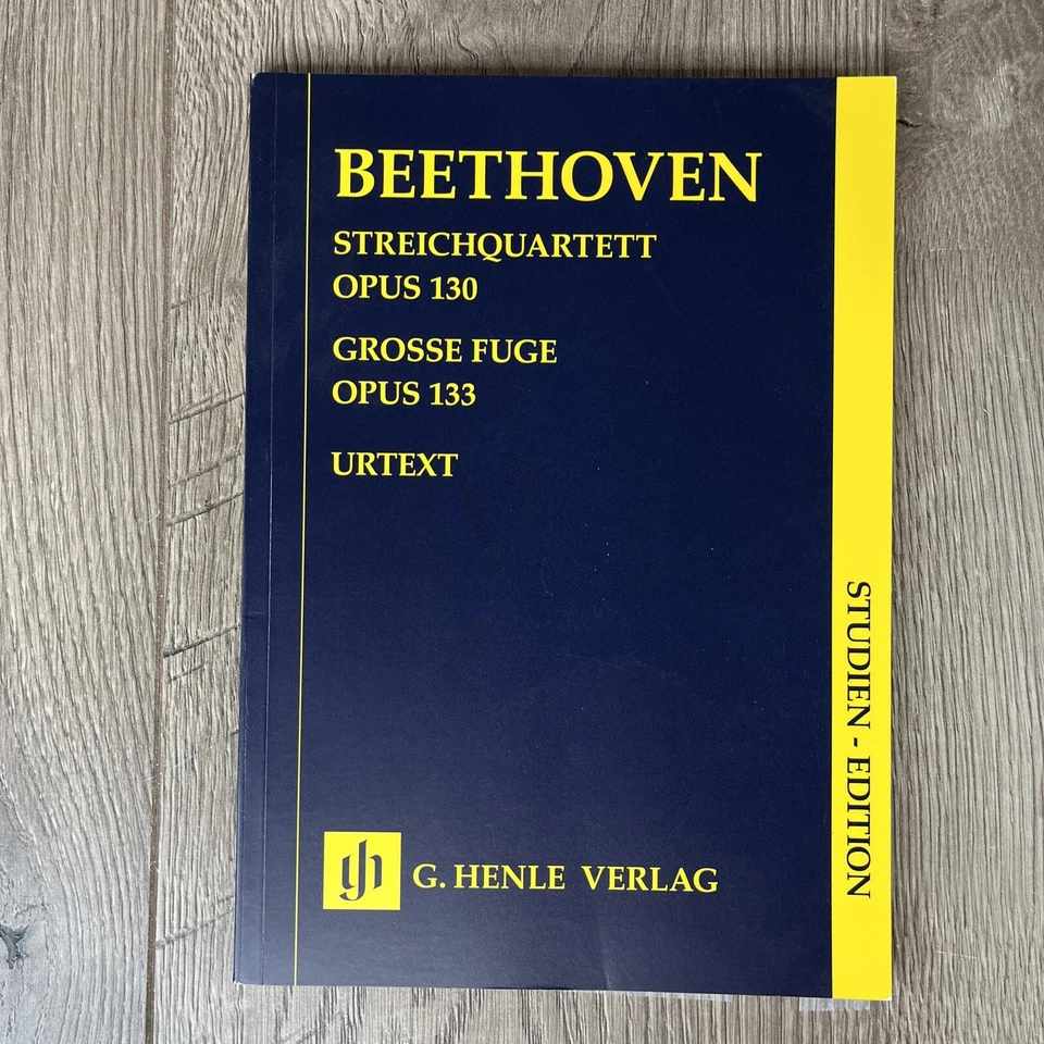 Beethoven Opus 130 Streichquartett Grosse Fudge Opus 133 Studien Edition - Image 2 of 4