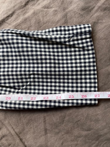 Pantalones Talbots Talla 8 Gingham Chatham Tobillo Carrera Trabajo Oficina - Imagen 9 de 9