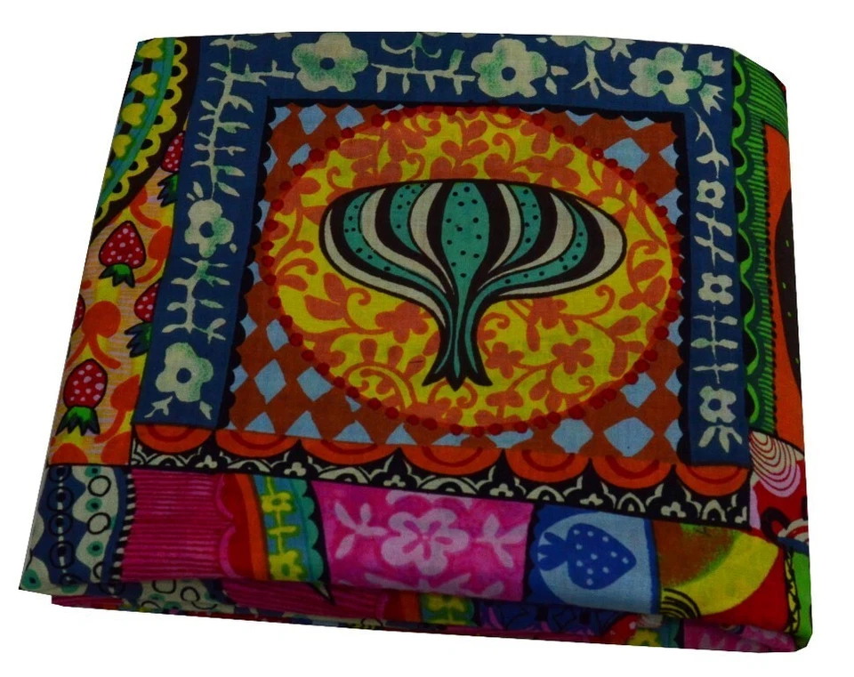 Indian Fabric Cotton Fabric By Yard Hand Block Print fabric Dressmaking Mulit - Image 3 of 4