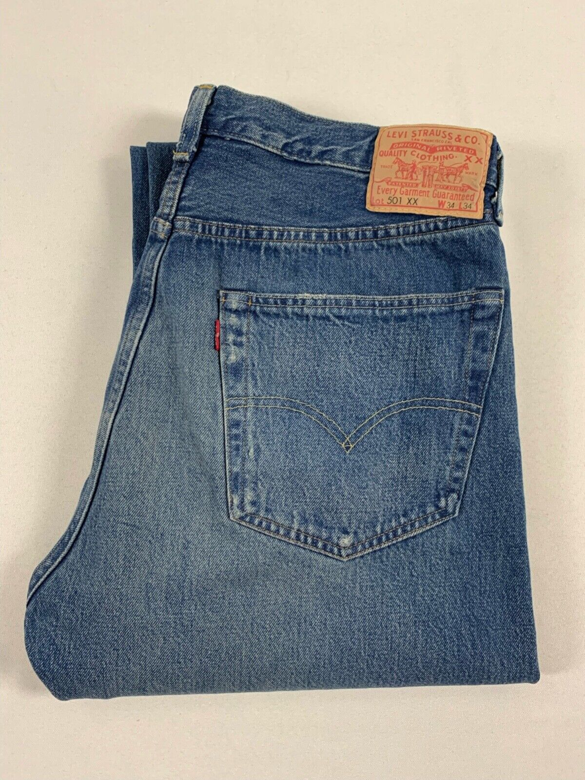 LEVIS VINTAGE CLOTHING LVC 1955 501 SELVEDGE THE SADIST 34X34 NWOT ...