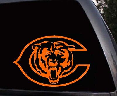Vinyl Decal Truck Car Sticker Laptop Football NFL Chicago Bears