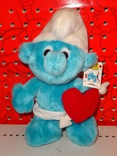 Vintage 1982 SMURFS 2561 Cupid Smurf 10" Plush w/ Tag Peyo Wallace Berrie