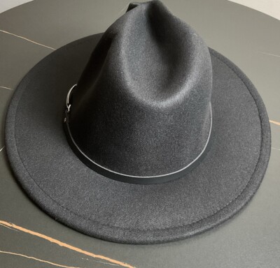 Fedora Hat – Wide Formal Hat Women Men Felt Fashion Brim  display picture 1