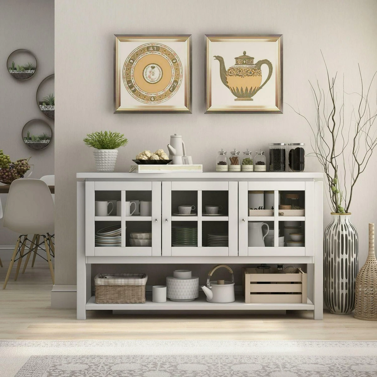White dining room buffet table deals