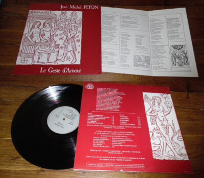 Jean-Michel Piton - Le Geste D'Amour LP French Folk Rock Jam From Saligny (85)