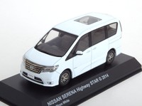 Kyosho 03871BMW Nissan Serena Highway Star G Van 1:43 Weiß RHD 2014