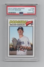 2015 Topps Archives * Rookie Card * Walker Buehler * #198 * PSA 10. rookie card picture