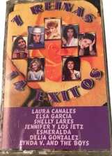 7 Reinas 14 Exitos Cassette Tape Laura Canales Shelly Lares Jennifer y Los Jetz