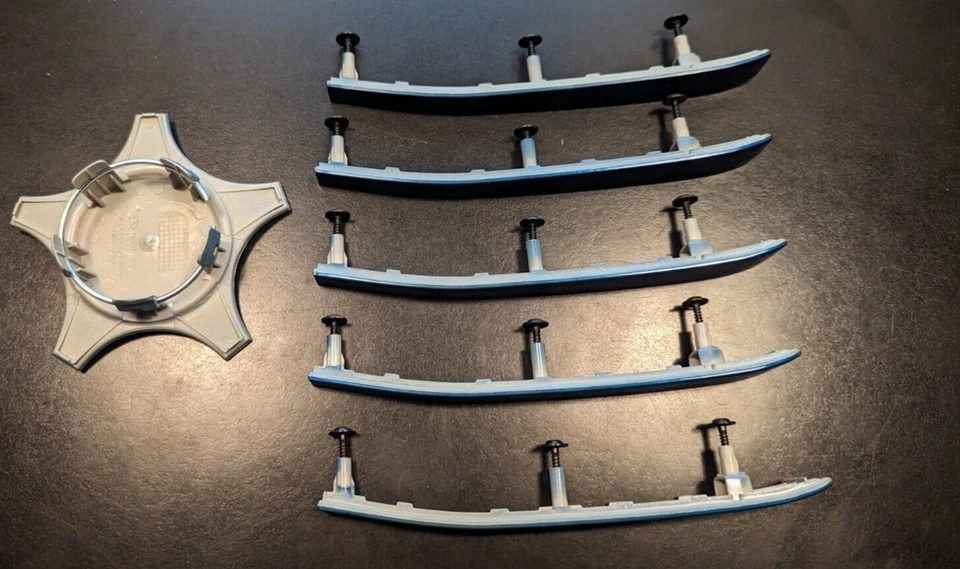 Tapa central e insertos Hyundai Veloster 2012-17 azul 529602V000 529732v000 70813 Foto 2 de 2