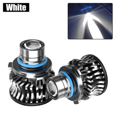 US!  2pcs H11 9005 9006 LED Laser Headlight Bulbs Projector Lens Fog Light Lamp