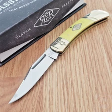 Rough Ryder Classic Folding Knife 2.75" Carbon Steel Blade Synthetic Handle 1738