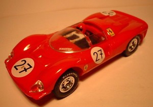 Qq Scx Spain Scalextric Altaya Coches Miticos Ferrari Gt 330 27 Red Lted Ed Ebay