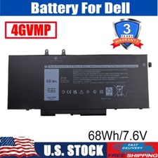 68Wh 4GVMP Battery For Dell Latitude 5400 5500 Precision 3540 9JRYT C5GV2 Laptop